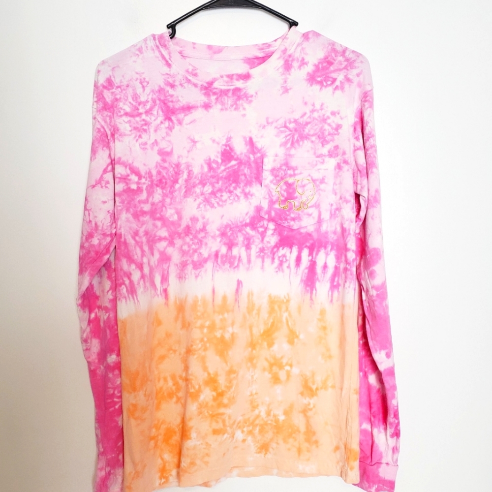 Ivory Ella Tie Dye Long Sleeved T-shirt